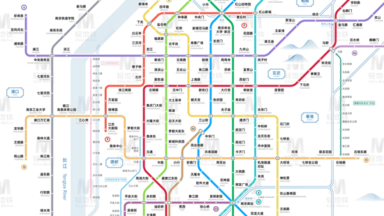 南京地鐵規(guī)劃圖(2025+版 / 運(yùn)營(yíng)版)
