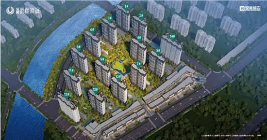 寶能翡麗河濱加推3、4、5號樓，共計304套房源