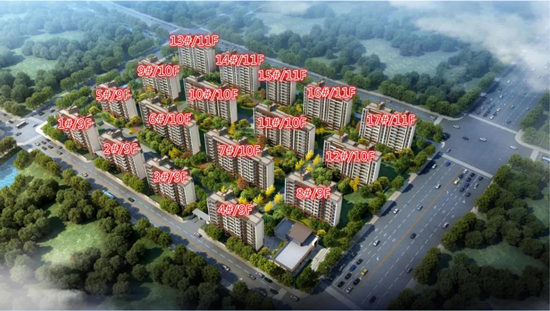 中銳星棠府加推1、4、11號樓，共計112套房源