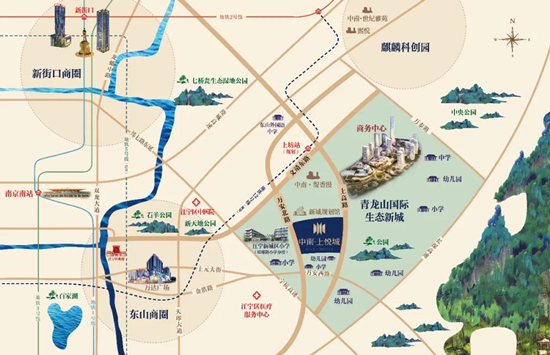 中南上悅花苑位置在哪?中南上悅花苑周邊規(guī)劃