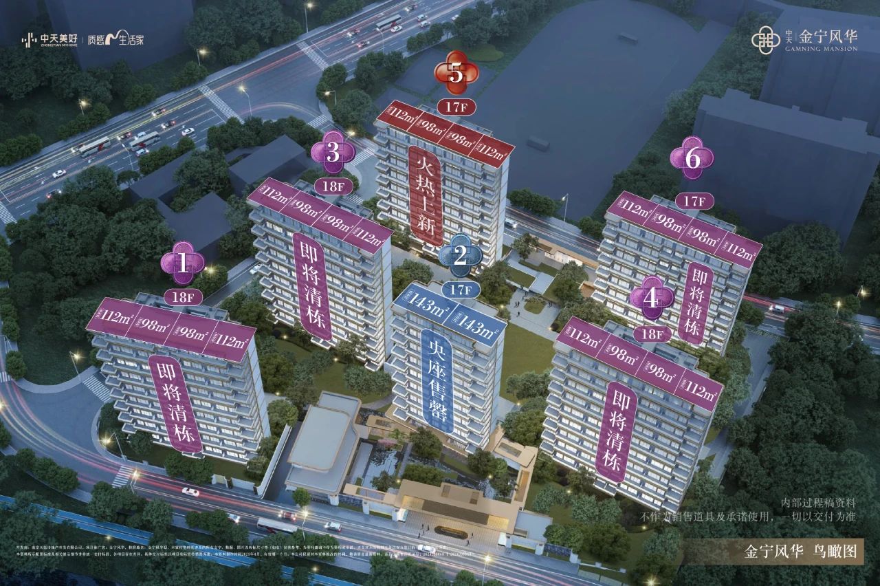 中天金寧風(fēng)華領(lǐng)取2號樓銷許，均價約36071元/㎡