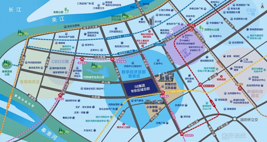 首創(chuàng)天閱公館區(qū)位圖