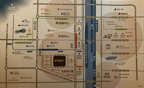 錦繡樾江府區(qū)位圖