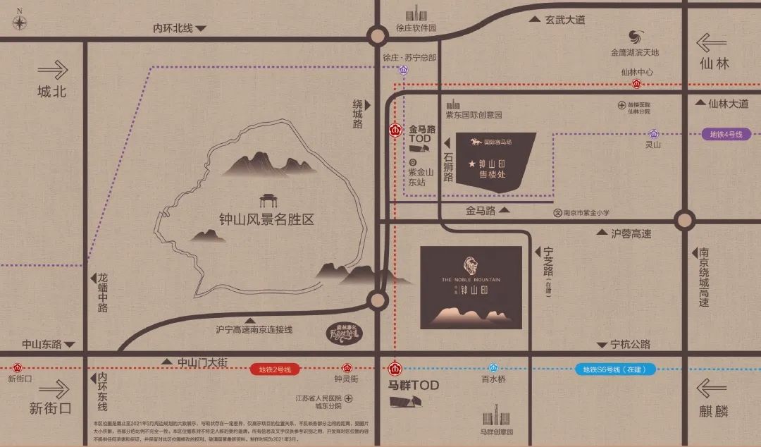 中海鐘山印區(qū)位圖