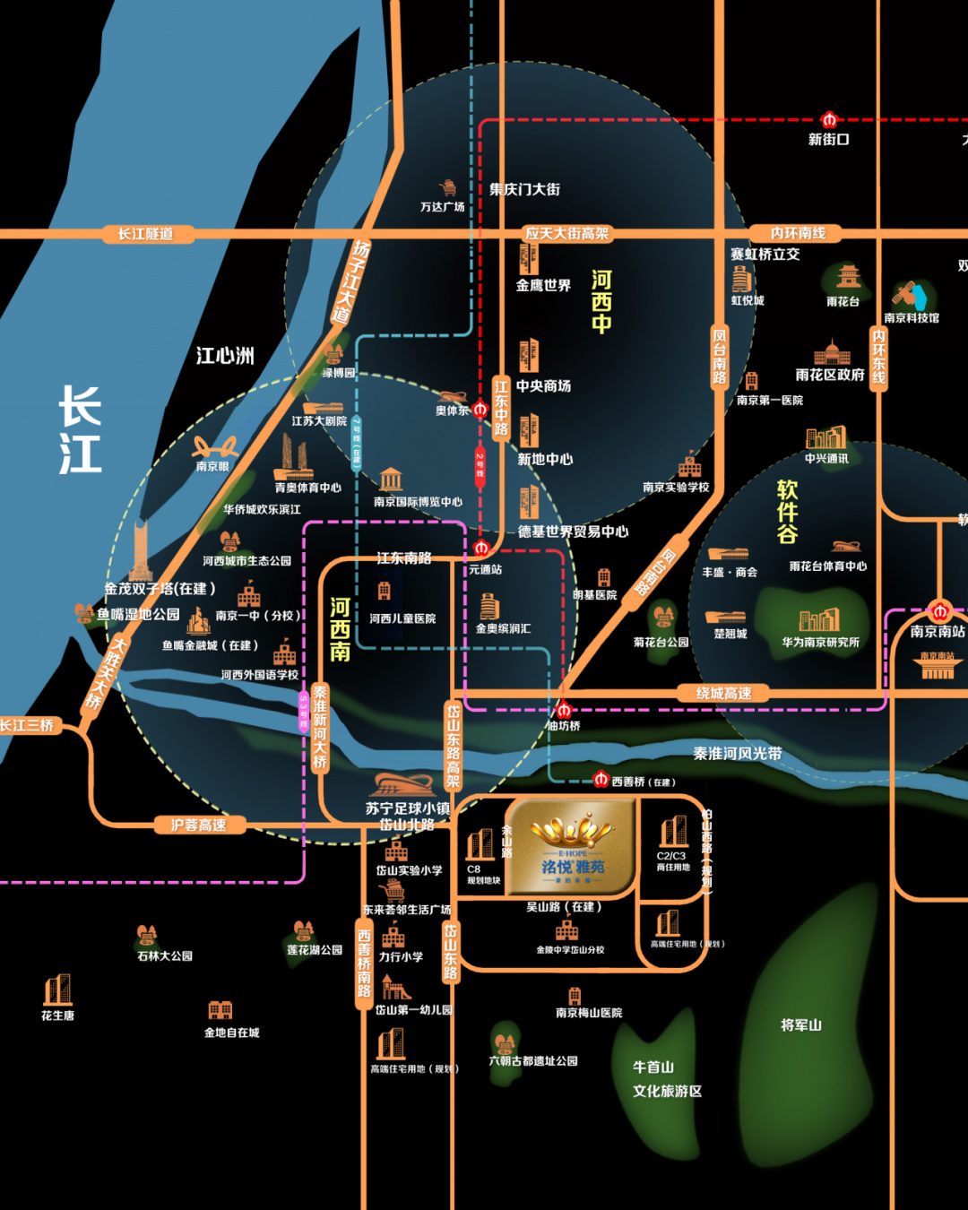 電建地產(chǎn)洺悅?cè)A府區(qū)位圖