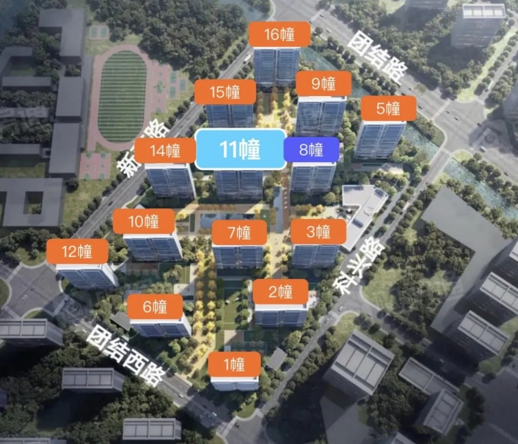 仁恒城市星瀚樓棟信息