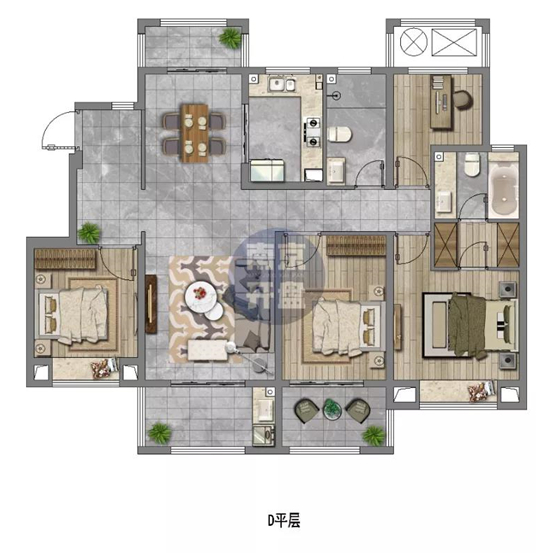 125㎡戶型圖
