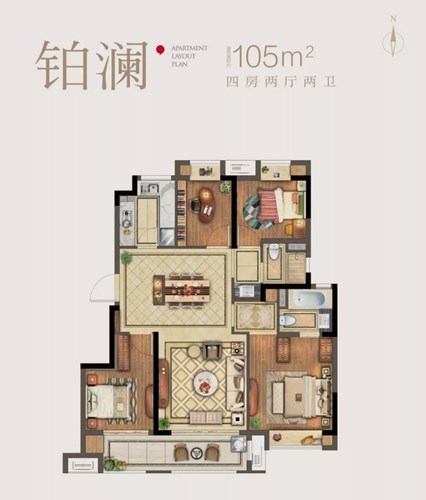 105㎡戶型圖