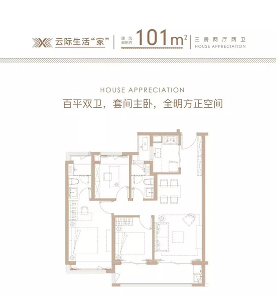 101㎡戶型圖