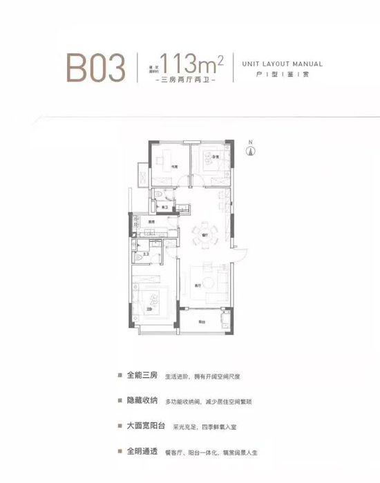 113㎡戶型圖