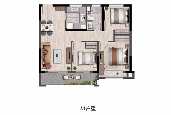 89㎡戶型圖