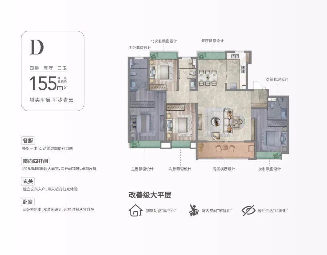 155㎡戶型圖