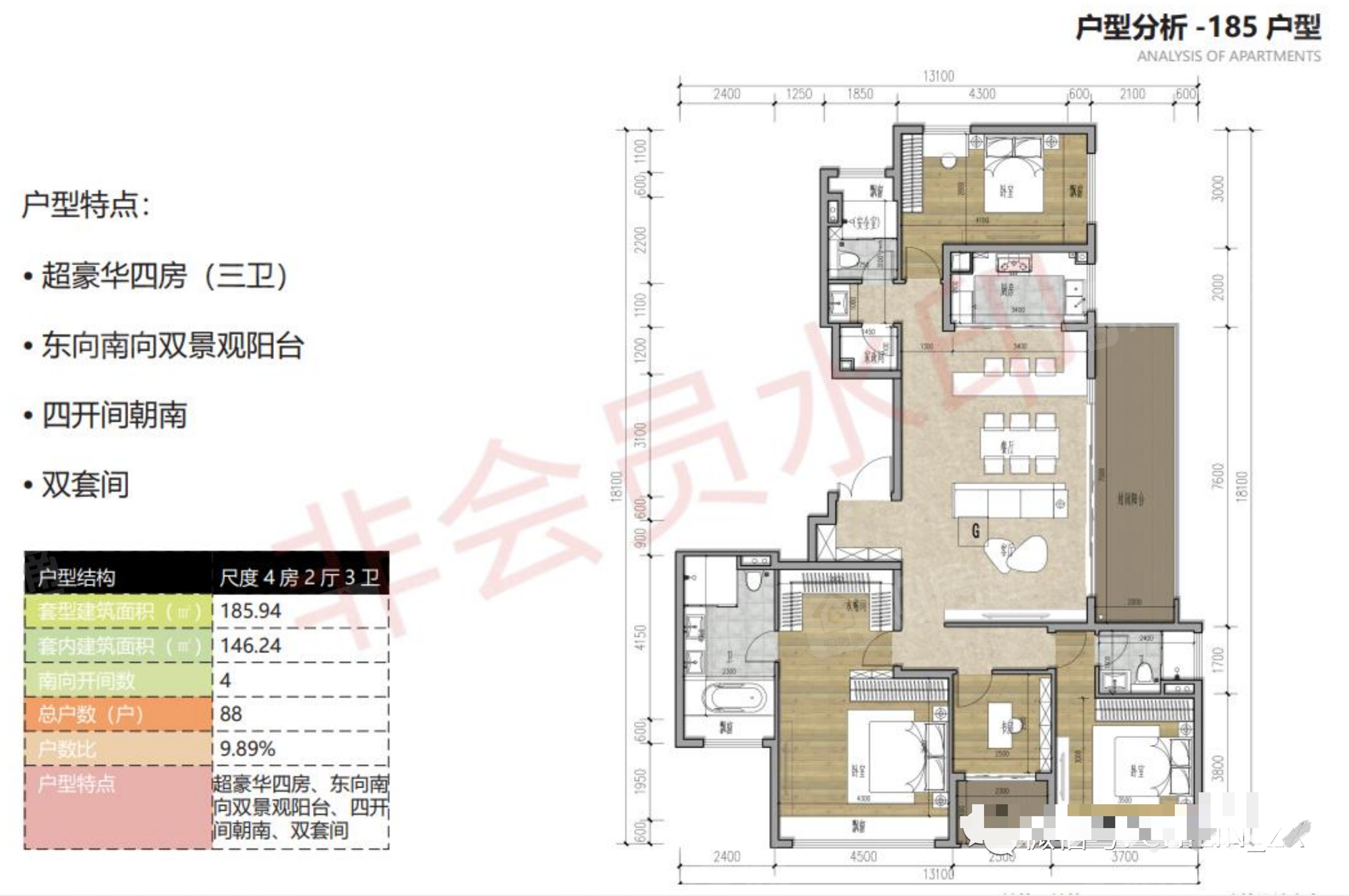 仁恒云谷世紀4居室