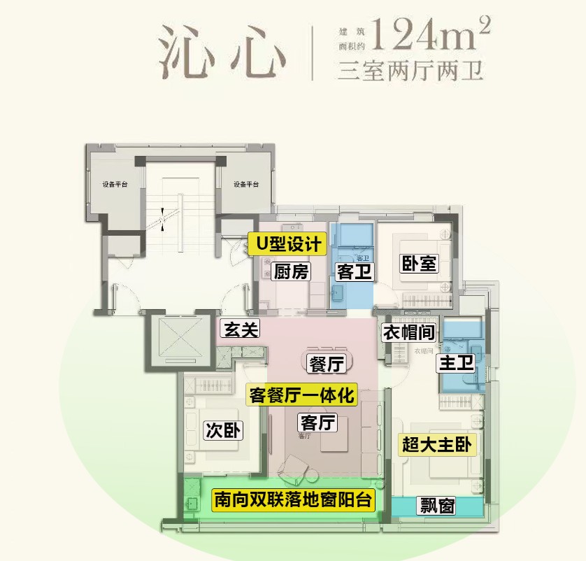 124㎡戶型圖