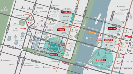 西江瑞府區(qū)位圖