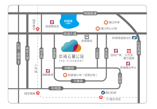 中海云麓公館區(qū)位圖