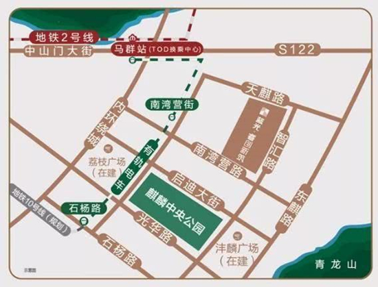 藍(lán)光睿創(chuàng)新筑區(qū)位圖