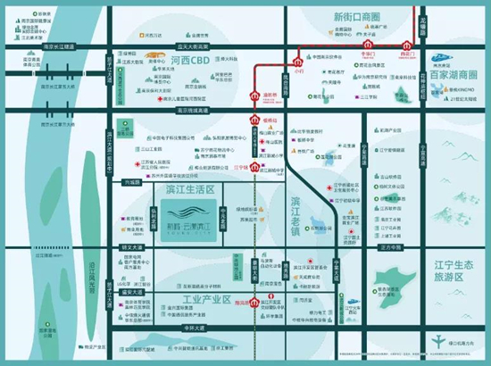 新城云漾濱江區(qū)位圖