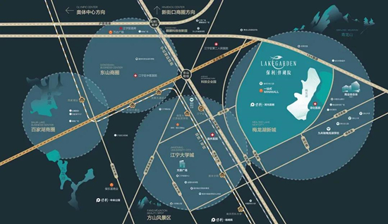 保利伴湖院區(qū)位圖