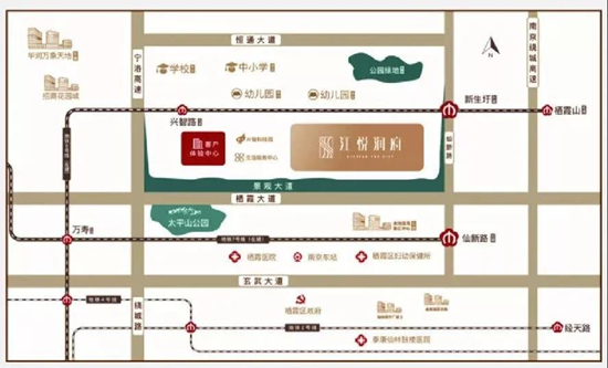 江悅潤府區(qū)位圖