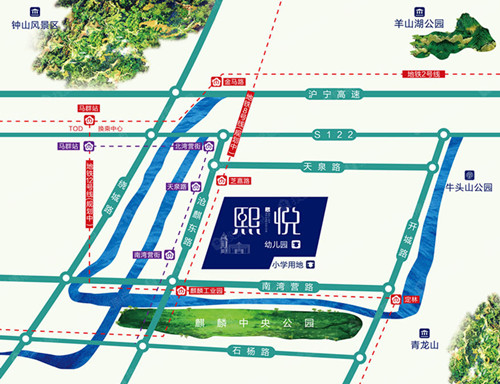 熙悅區(qū)位圖
