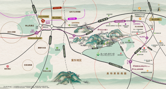 湯山溫泉康養(yǎng)小鎮(zhèn)區(qū)位圖