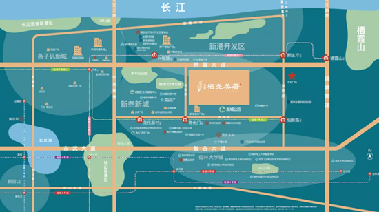 弘陽棲堯美著區(qū)位圖