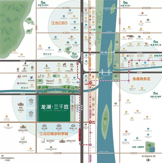 龍湖三千庭區(qū)位圖