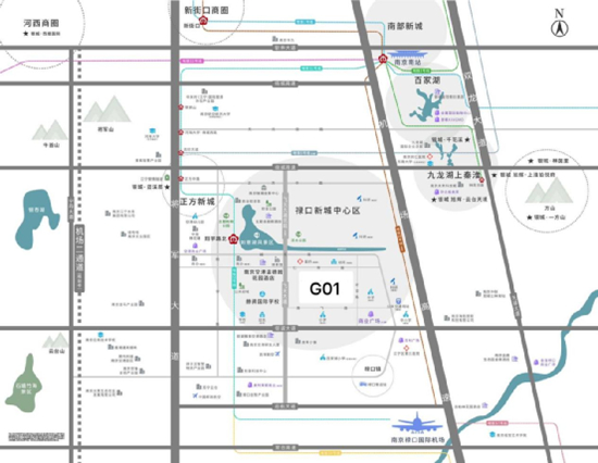 藍(lán)湖郡區(qū)位圖