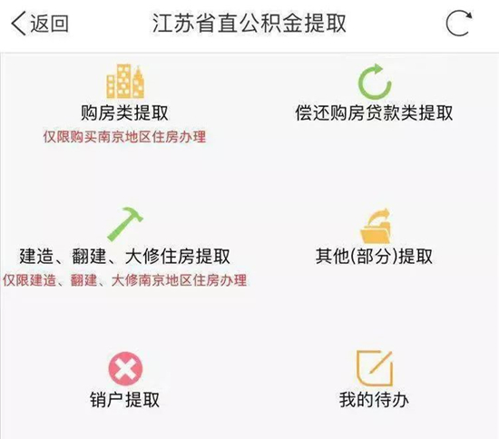 江蘇省直公積金在線提取的兩種方法