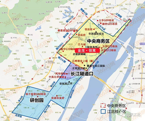 揚(yáng)子江金茂悅領(lǐng)寓A5交通圖