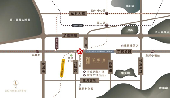 紫麒府區(qū)位圖