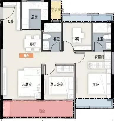 大華錦繡前程戶型圖曝光