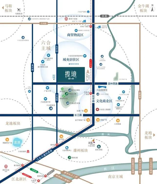 龍湖興邦攬境區(qū)位圖
