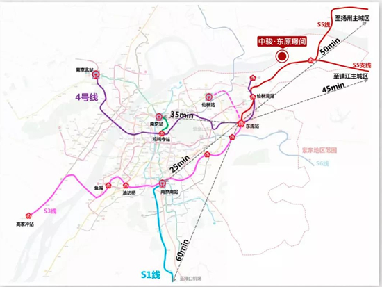 中駿東原璟閱地鐵規(guī)劃