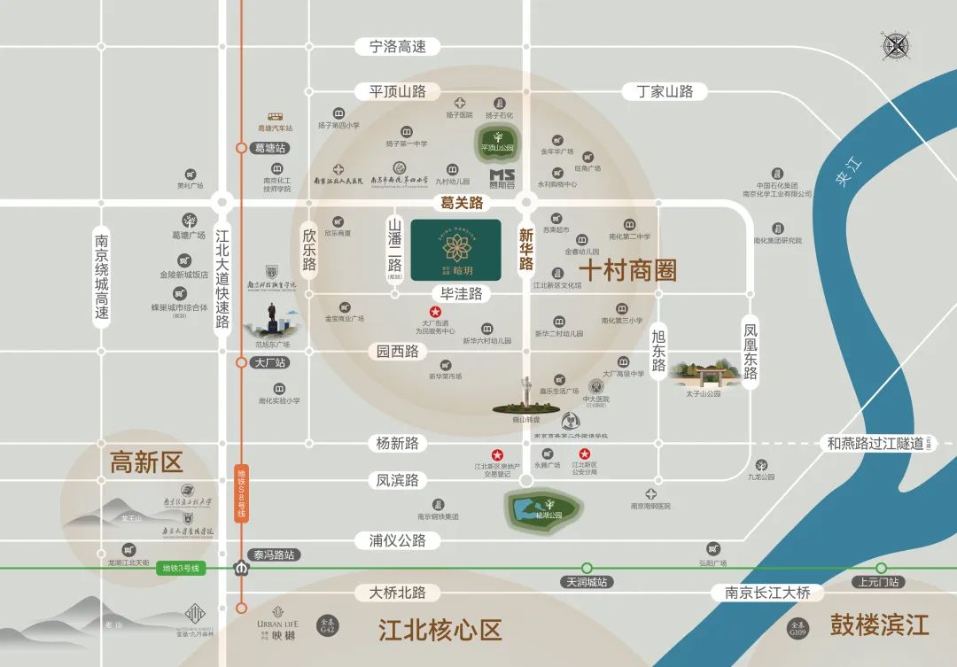 亞東金基暄玥區(qū)位圖