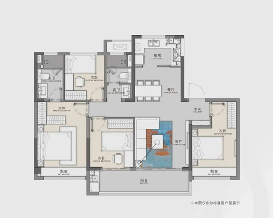 牡丹大觀天下建面約125㎡