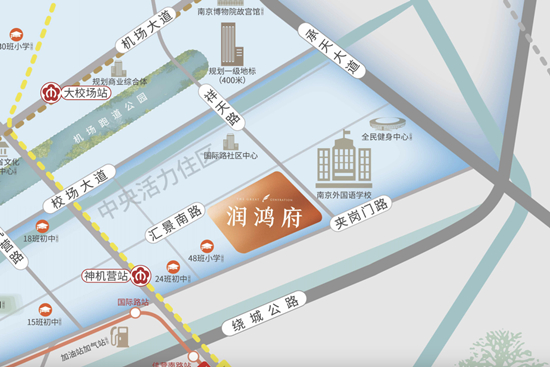 華潤(rùn)潤(rùn)鴻府區(qū)位圖