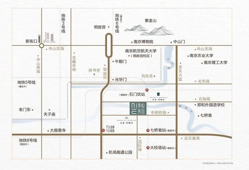 中北金基璞悅雋園區(qū)位圖