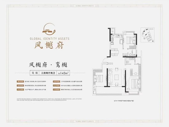 鳳樾府的戶型圖