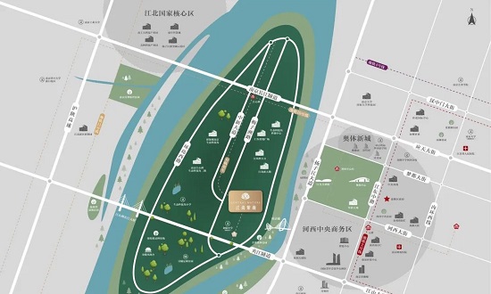 江尚紫薇的區(qū)位圖