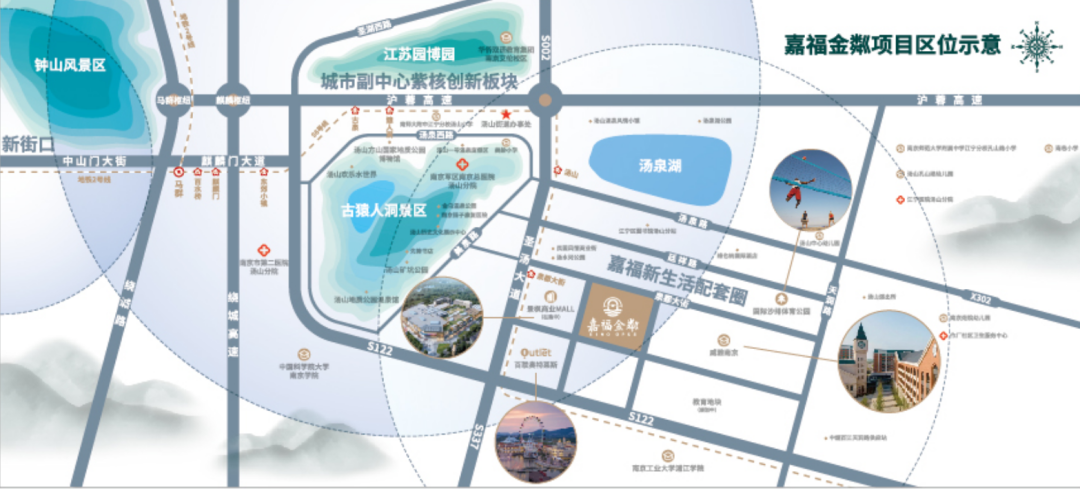 嘉福金粼的區(qū)位圖