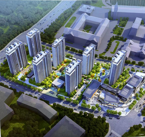 嘉福金粼的效果圖