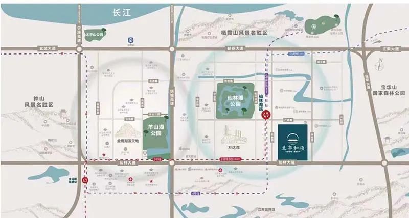 蘭亭和頌的區(qū)位圖