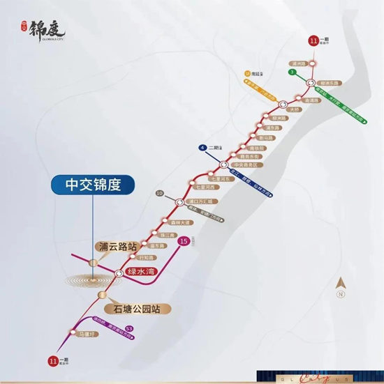 中交錦度附近交通