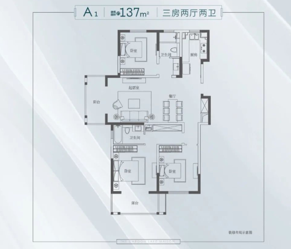 朗詩(shī)九龍熙岸的戶型圖
