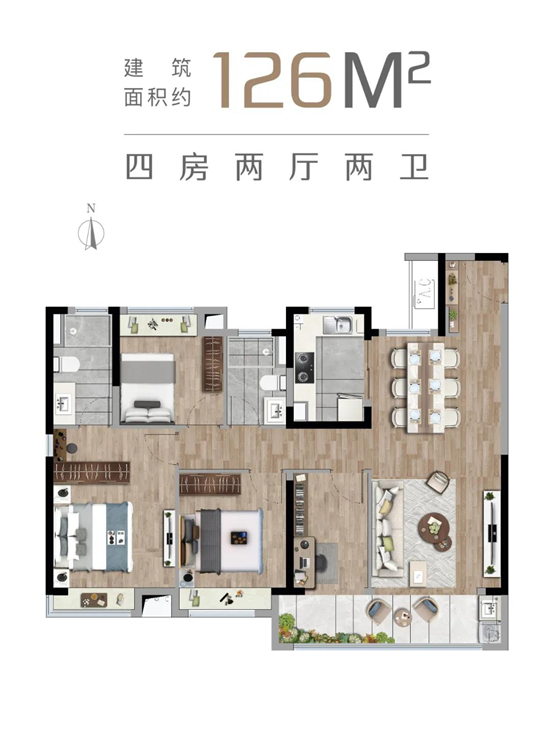 天萃的戶型圖