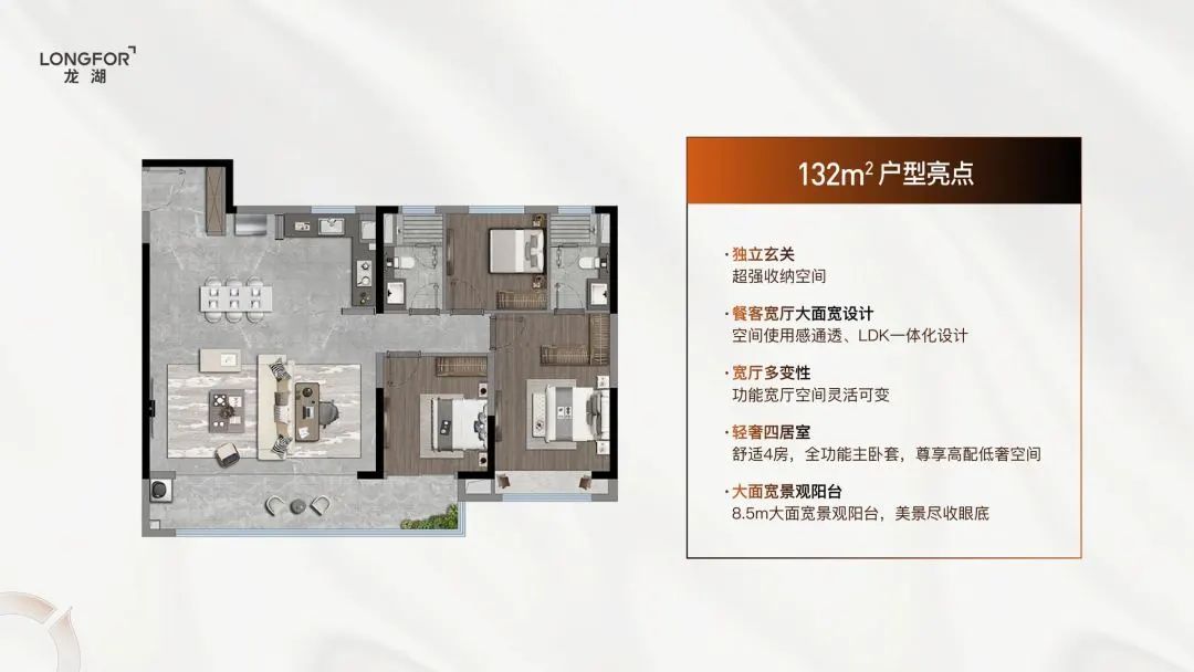 龍湖天曜城的戶型圖