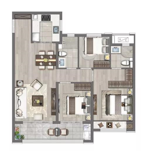 建發(fā)和章的戶型圖