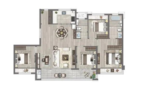 建發(fā)和章的戶型圖